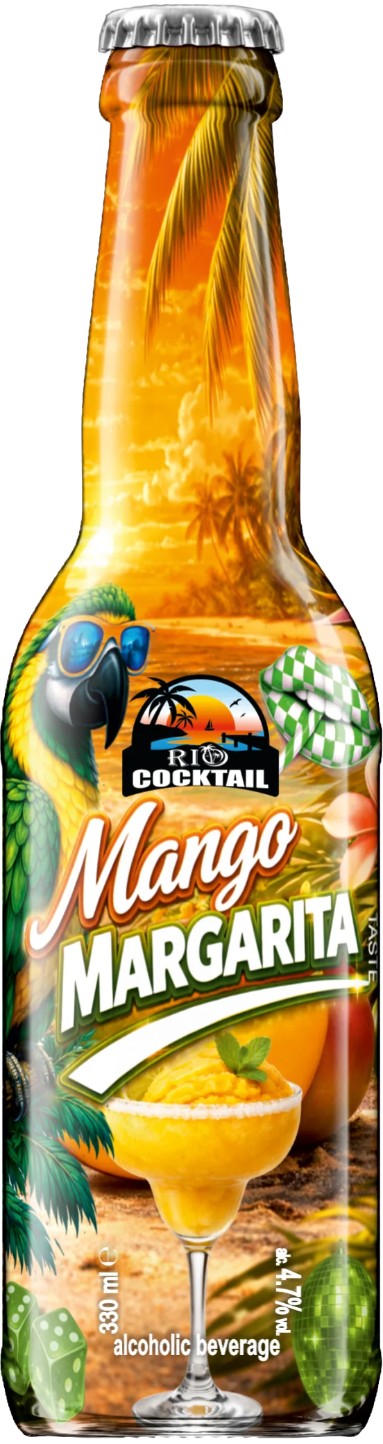 RIO Mango Margarita 330 ml bottle